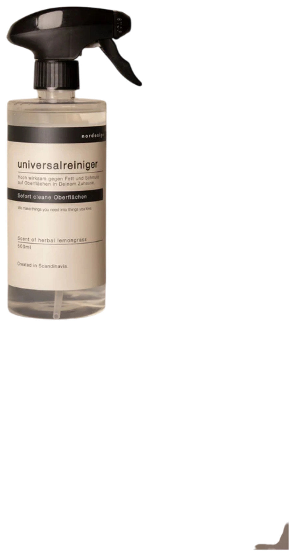 Universalreiniger 500ml in Transparent präsentiert im Onlineshop von KAQTU Design AG.  ist von Nordesign