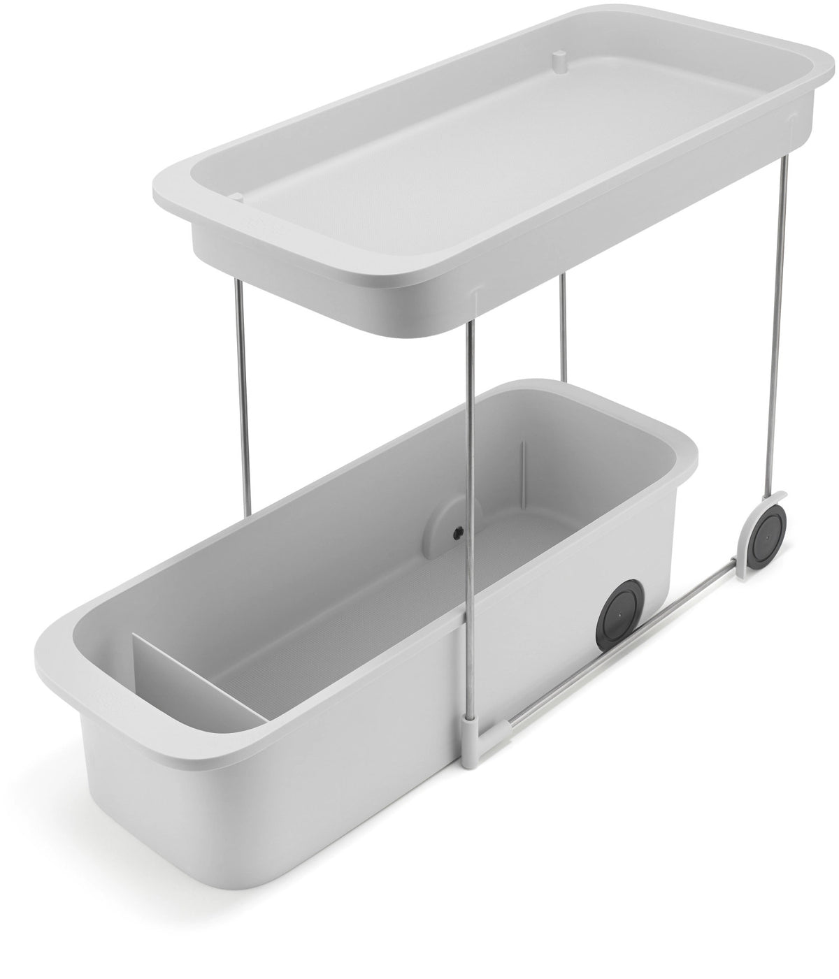 CupboardStore Putzschrank ausziehbar aus recycl. Kunststoff in Grau präsentiert im Onlineshop von KAQTU Design AG. Küchenhelfer ist von Joseph Joseph