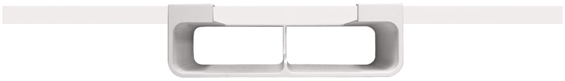 Stylischer Küchenorganizer von Joseph Joseph in modernem Grau, ideal für die platzsparende Aufbewahrung von Recycle-Beuteln und Küchenutensilien.