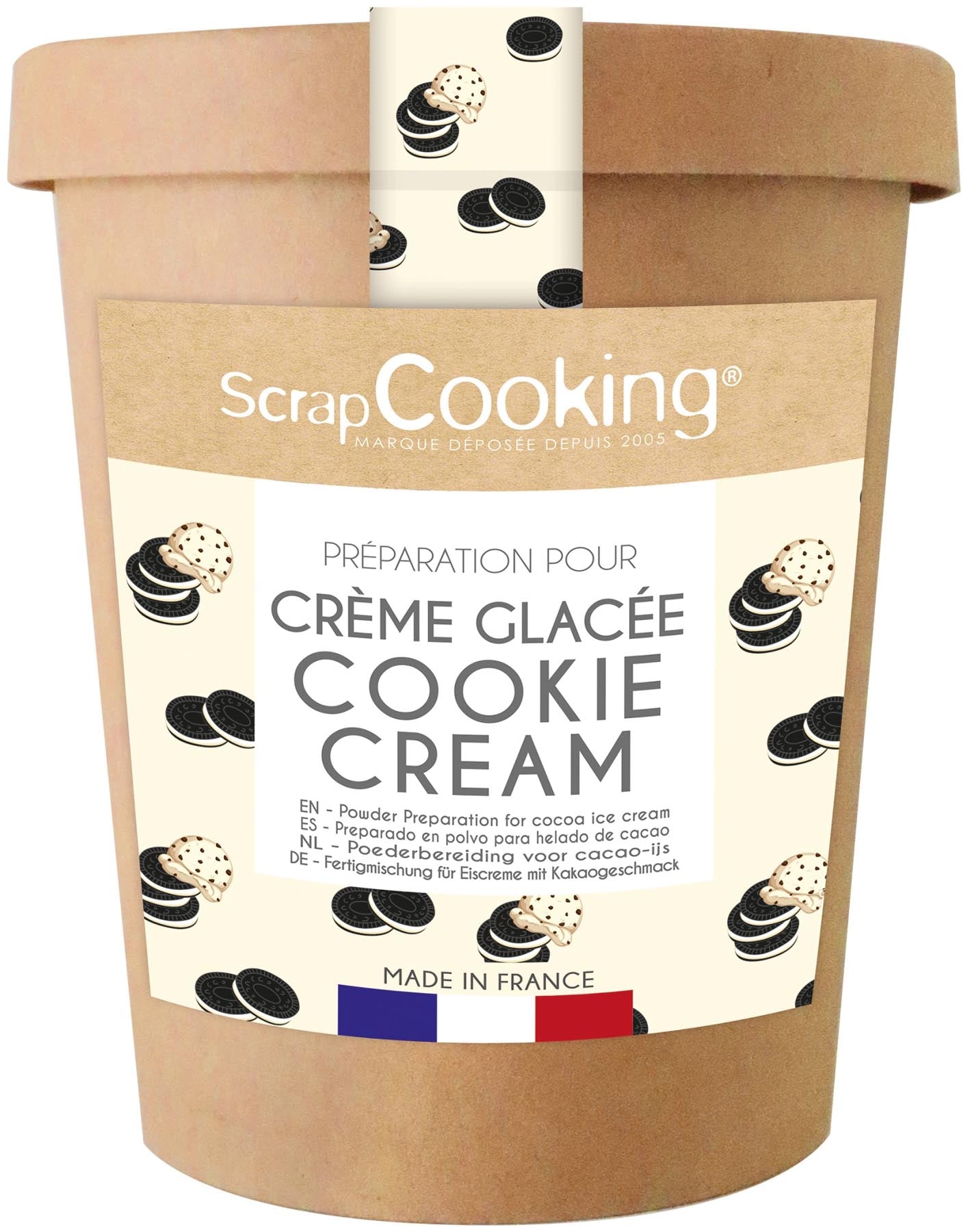 Fertigmischung Glace Cookies & Cream 185g in  präsentiert im Onlineshop von KAQTU Design AG. Backutensilien ist von Scrap Cooking