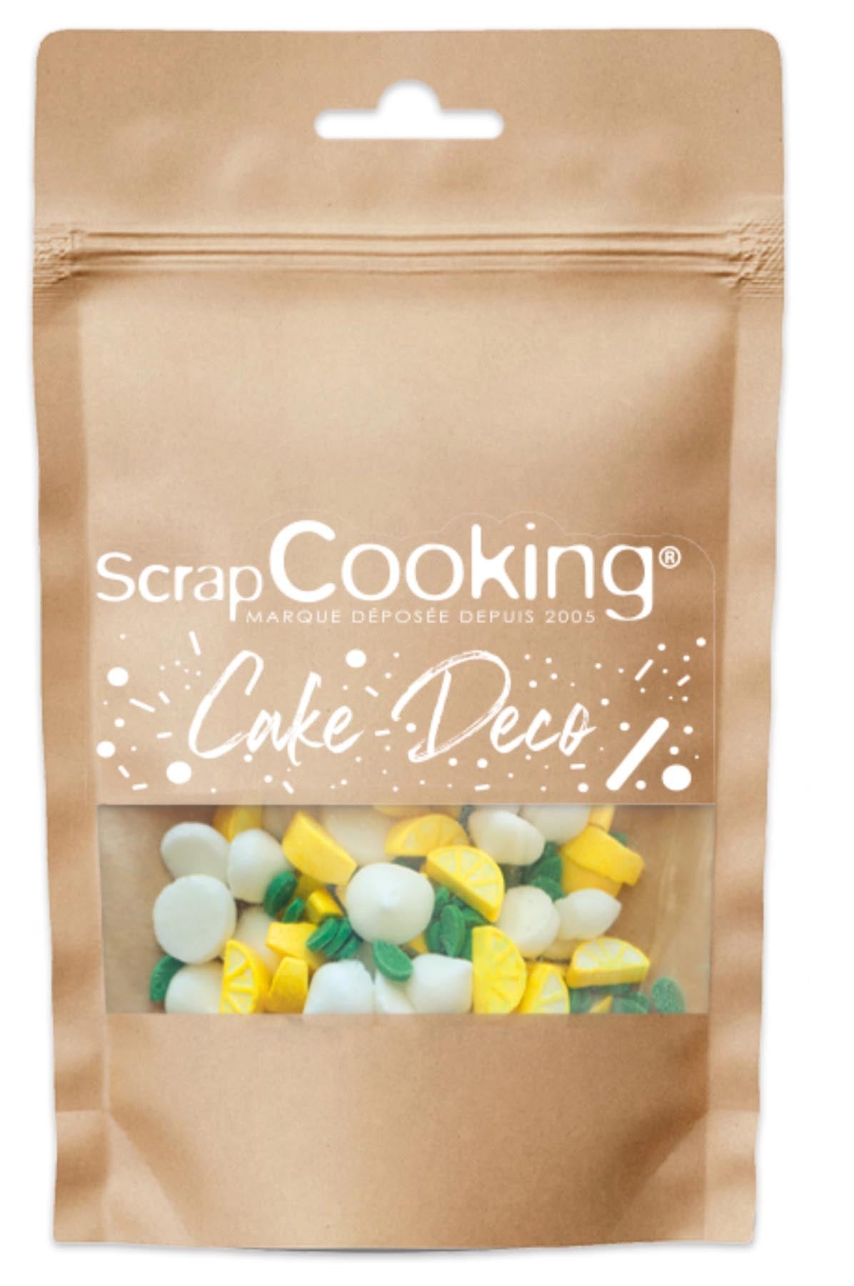 Zuckerdeckor Zitronen Meringues Mix 30g in  präsentiert im Onlineshop von KAQTU Design AG. Zutaten ist von Scrap Cooking