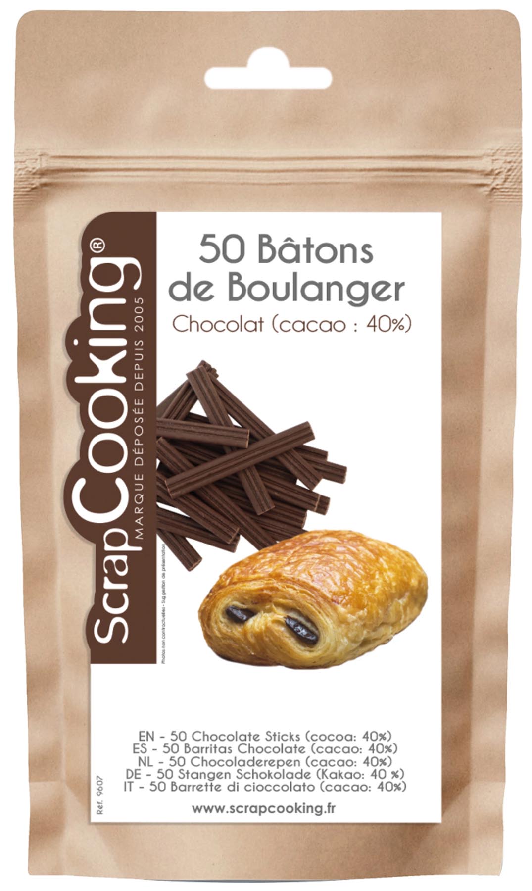 50er Set Schockoladensticks 134g in  präsentiert im Onlineshop von KAQTU Design AG. Ersatzteil ist von Scrap Cooking