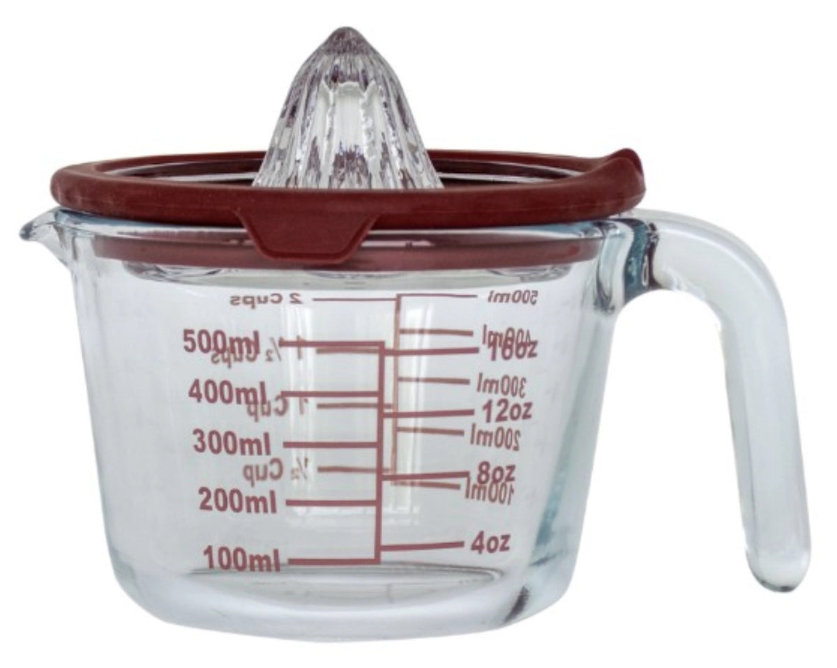 Messbecher mit Entsafter 500ml H11.3cm braun in Braun präsentiert im Onlineshop von KAQTU Design AG. Küchenhelfer ist von Pebbly