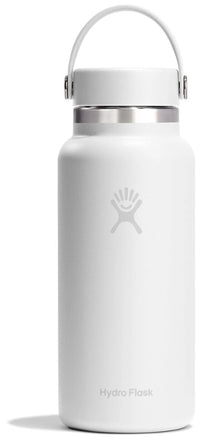 Borraccia con coperchio Wide Flex 945 ml bianca