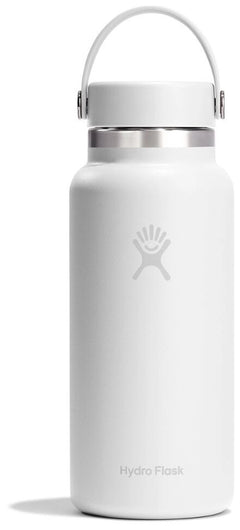 Borraccia con coperchio Wide Flex 945 ml bianca