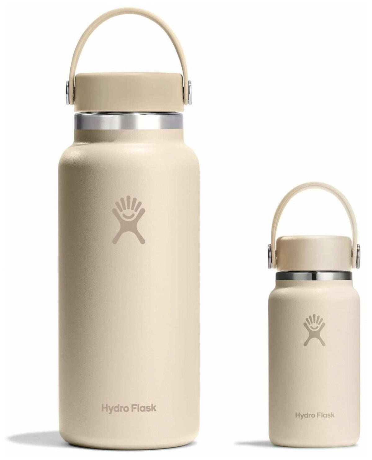 Trinkflasche Micro Hydro 200ml oat in Beige präsentiert im Onlineshop von KAQTU Design AG. Thermosflasche ist von Hydro Flask