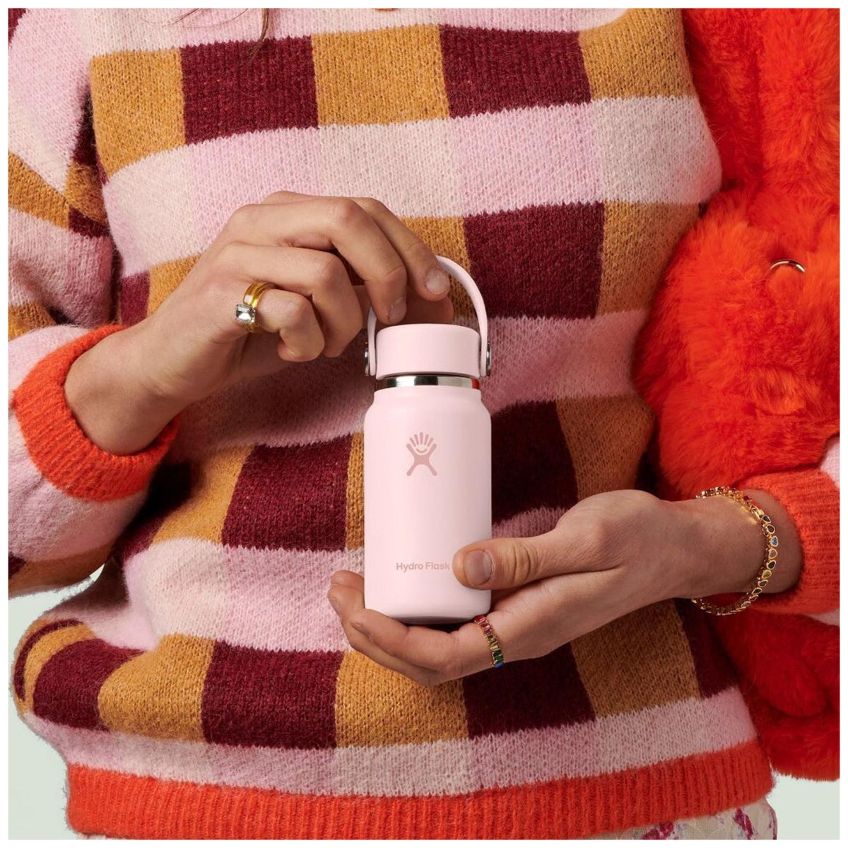 Trinkflasche Micro Hydro 200ml trillium in Rot präsentiert im Onlineshop von KAQTU Design AG. Thermosflasche ist von Hydro Flask