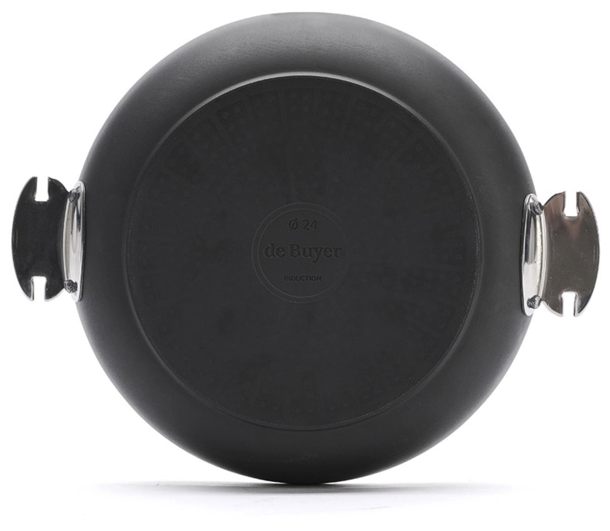 Ceranoa Loqy Bratpfanne D24cm Keramik in Schwarz präsentiert im Onlineshop von KAQTU Design AG. Bratpfanne ist von de Buyer