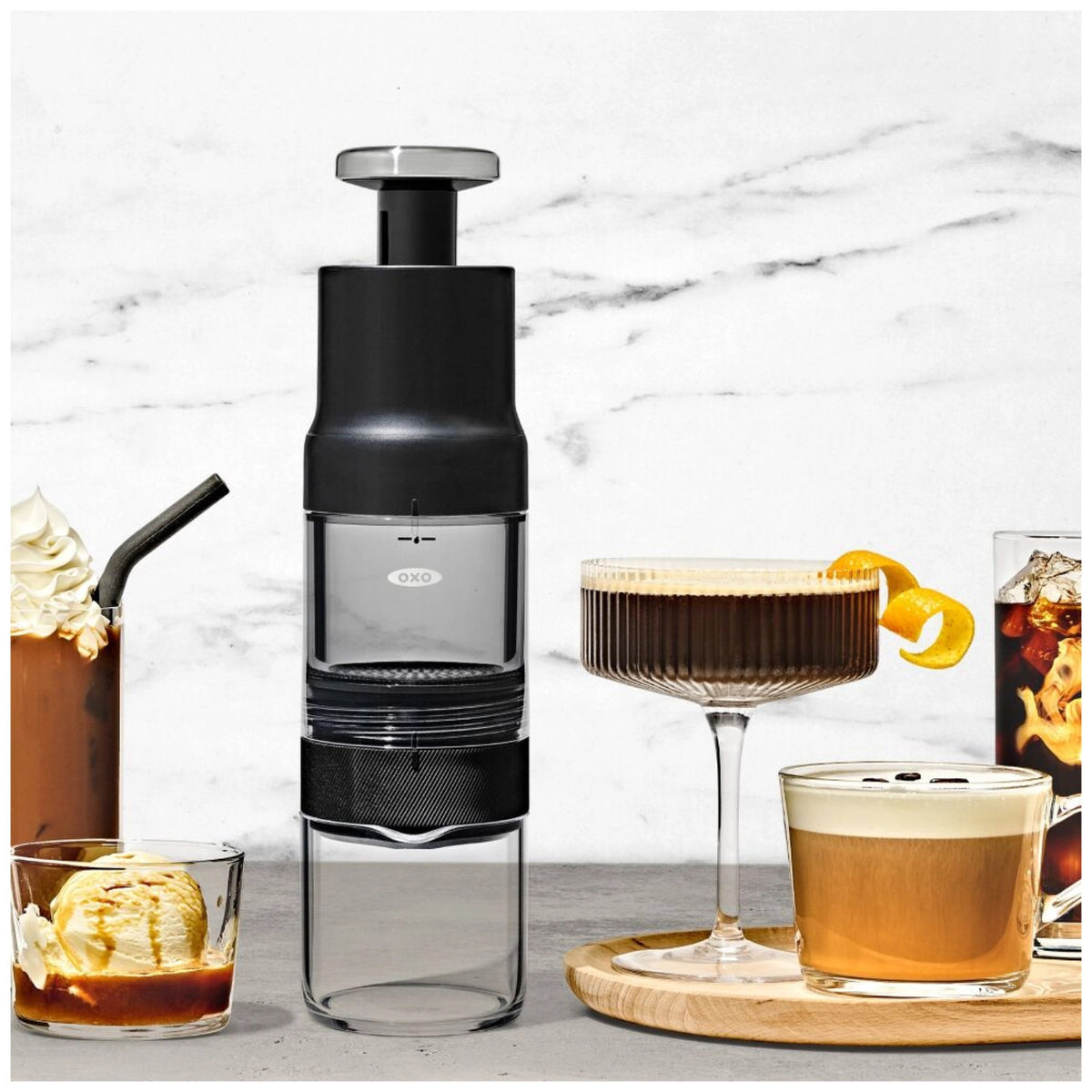 GG Brew Kaffeezubereiter in 2-5min in Schwarz präsentiert im Onlineshop von KAQTU Design AG. Kaffeemaschine ist von OXO