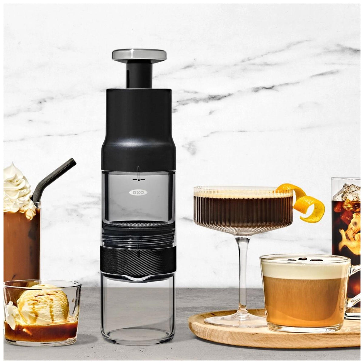 GG Brew Kaffeezubereiter in 2-5min in Schwarz präsentiert im Onlineshop von KAQTU Design AG. Kaffeemaschine ist von OXO
