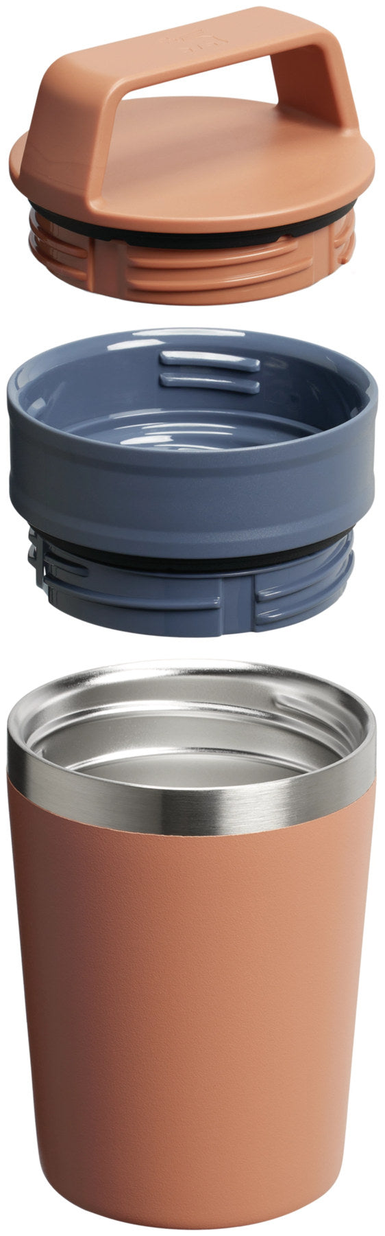 Brauner Thermobecher Café-To-Go Travel Mug von Stanley in toast, schlanke Becherform