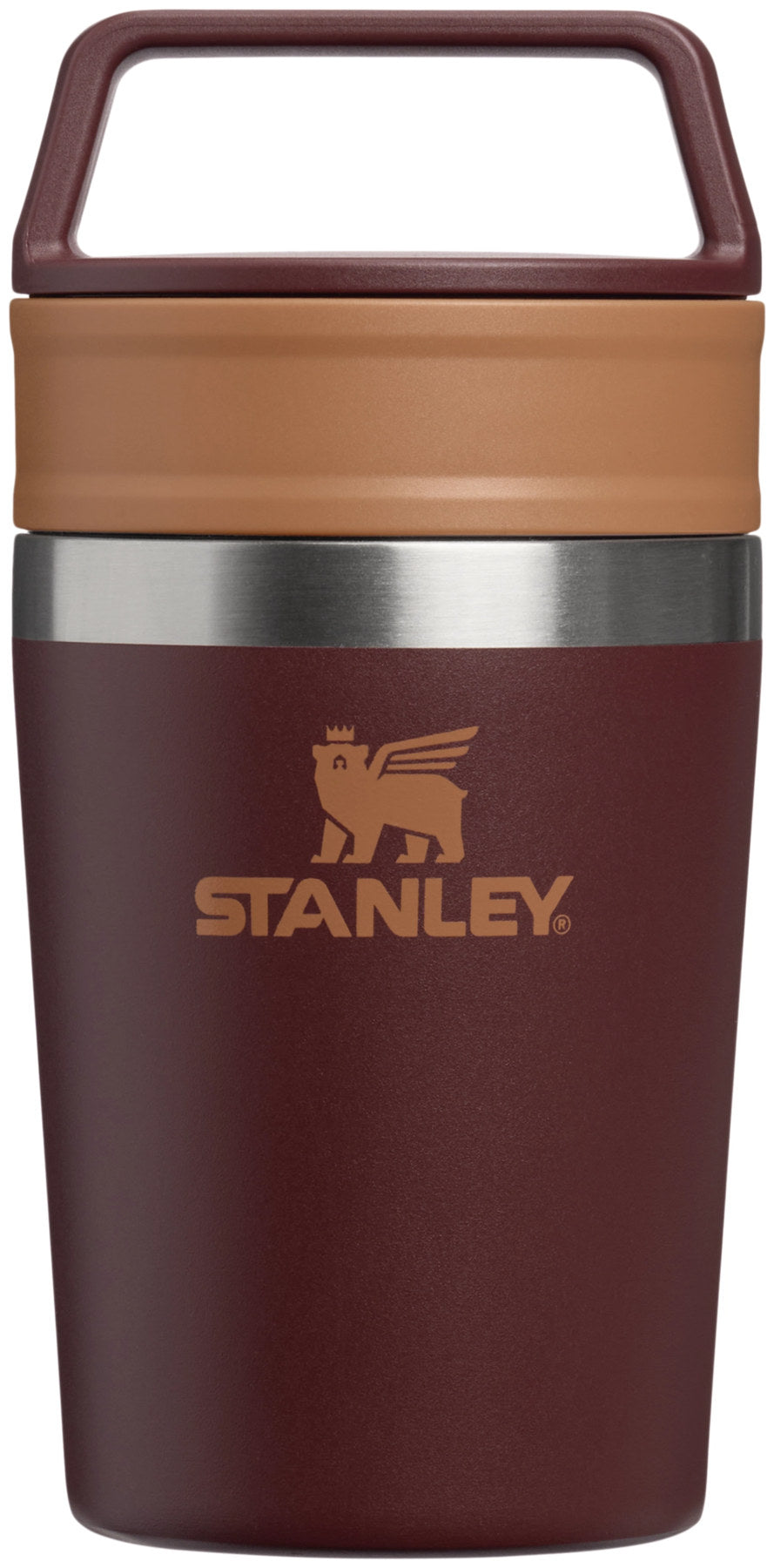 Thermosflasche Café-To-Go Travel Mug coffee von Stanley in Braun, schlanke hohe Form