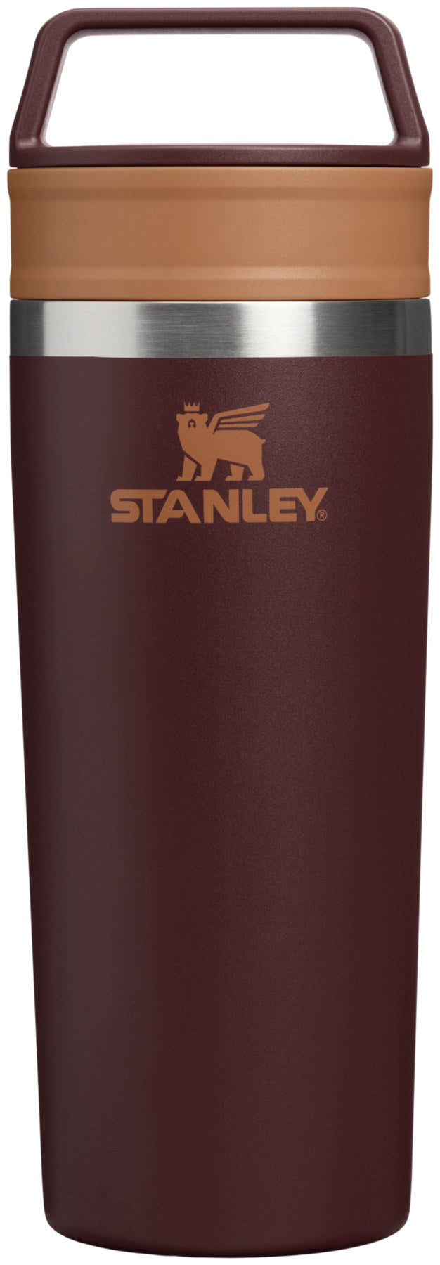 Brauner Stanley Travel Mug Café-To-Go als Thermosflasche, schlanke zylindrische Form