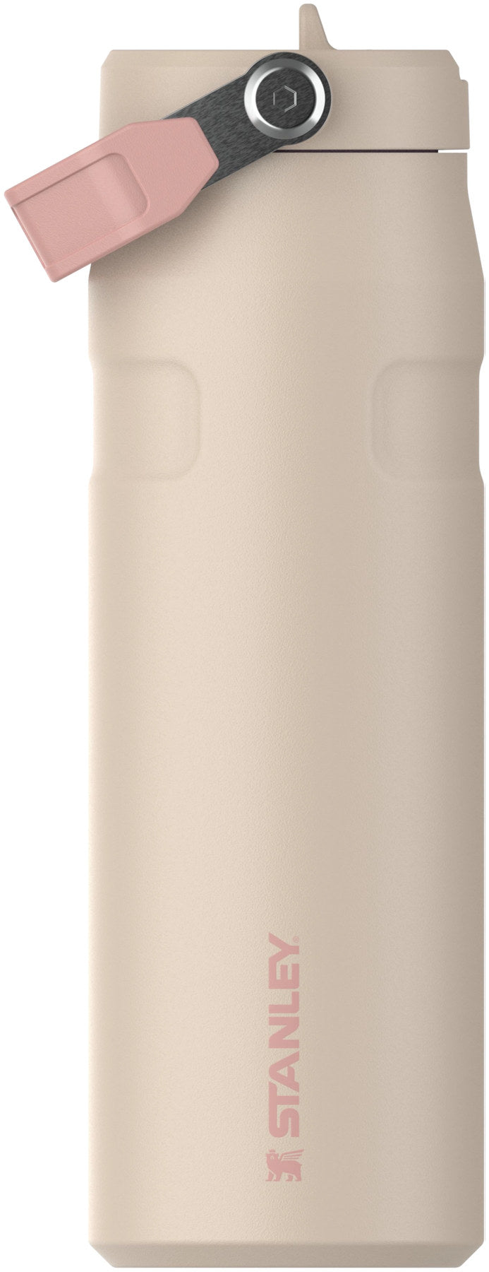 Thermosflasche IceFlow Flip Straw von Stanley in der Farbe Champagne, beige