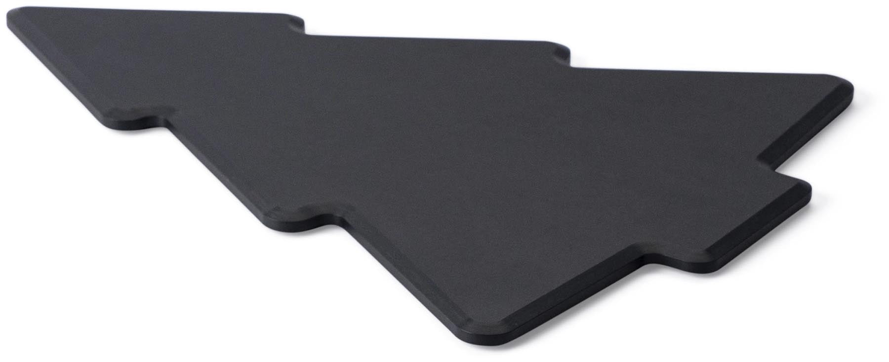 Servierbrett Tannenbaum Duracore schwarz 27cm in Schwarz präsentiert im Onlineshop von KAQTU Design AG. Schneidbrett ist von Continenta