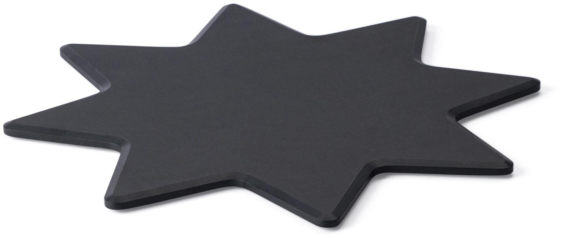Servierbrett Stern Duracore schwarz D:26cm in Schwarz präsentiert im Onlineshop von KAQTU Design AG. Schneidbrett ist von Continenta