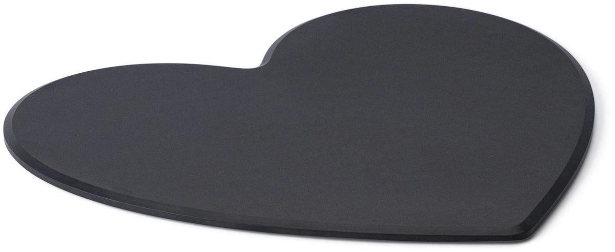 Servierbrett Herz Duracore 30.8x27.3x0.7cm schwarz in Schwarz präsentiert im Onlineshop von KAQTU Design AG. Schneidbrett ist von Continenta