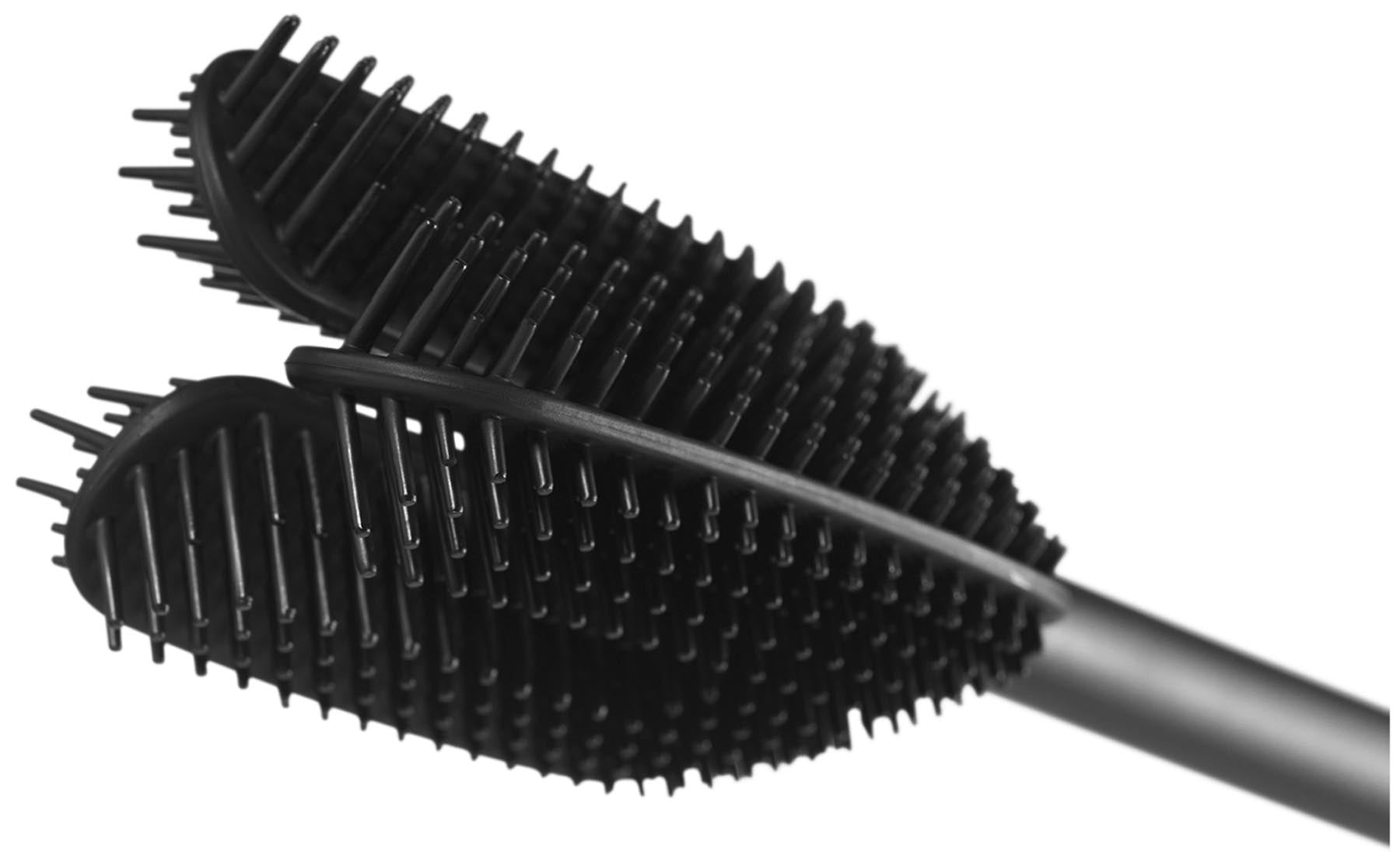Elegante schwarze Toilettenbürste Flex 360 Lite von Joseph Joseph, ideal für gründliche Reinigung und stilvolle Badezimmergestaltung.