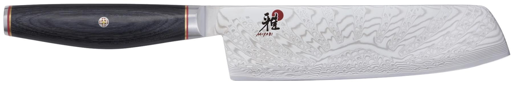 Tenmei Nakiri 17cm in Schwarz präsentiert im Onlineshop von KAQTU Design AG. Küchenmesser ist von Miyabi