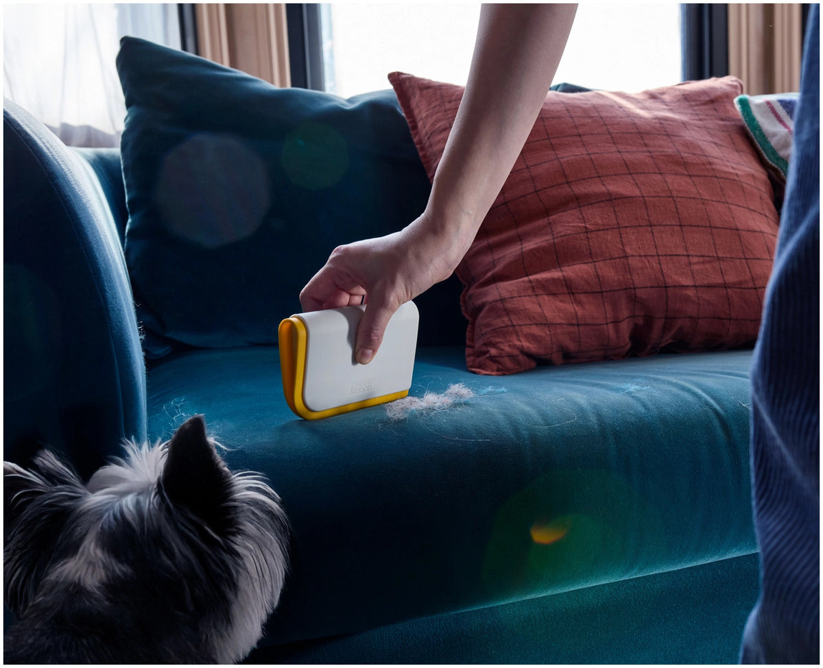 CleanTech 3-in-1 Tierhaare Reinigungsgadget hellgrau in Grau präsentiert im Onlineshop von KAQTU Design AG. Reinigung & Wäsche ist von Joseph Joseph
