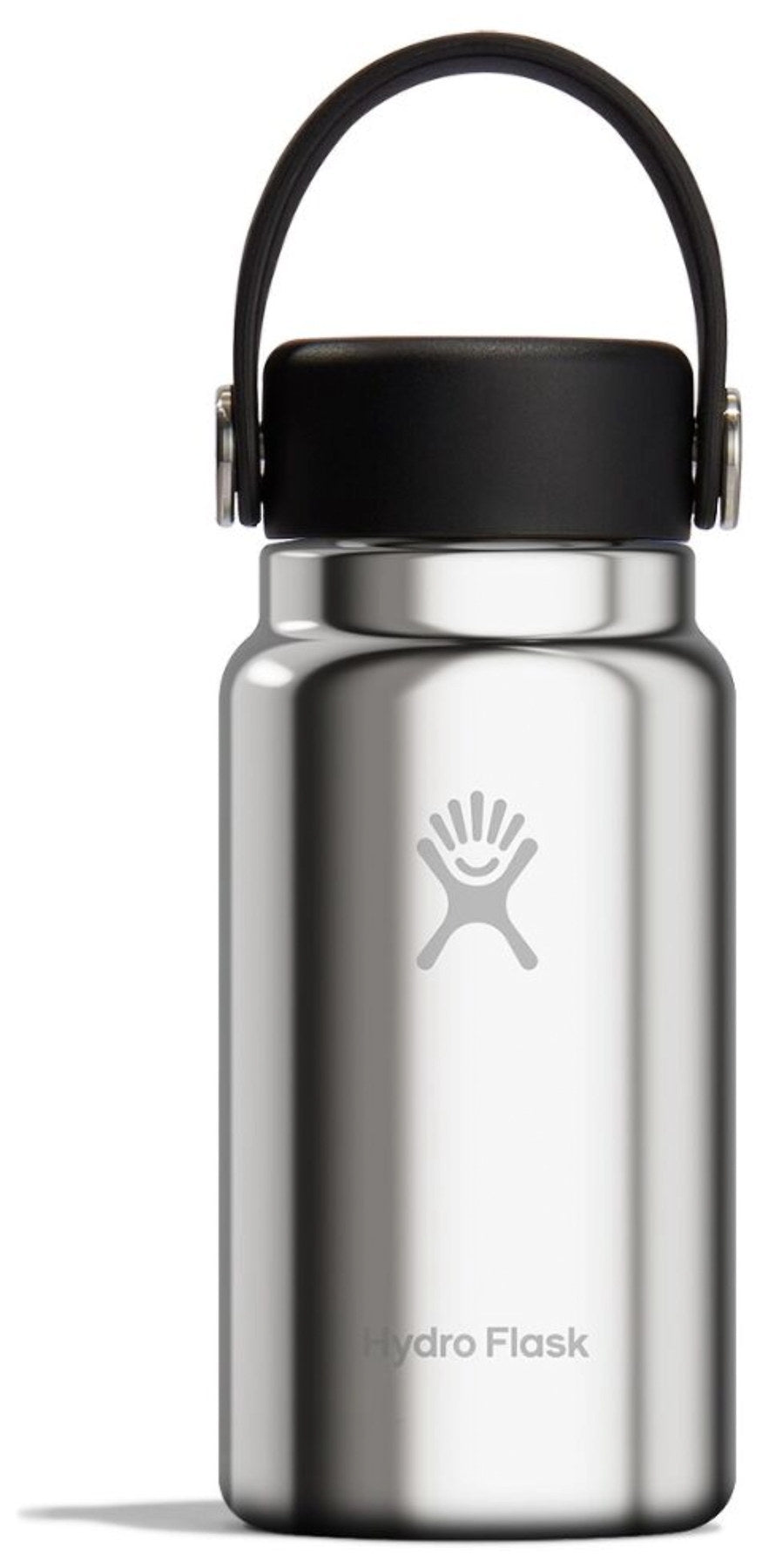 Trinkflasche Micro Hydro 200ml silver in Silber präsentiert im Onlineshop von KAQTU Design AG. Thermosflasche ist von Hydro Flask