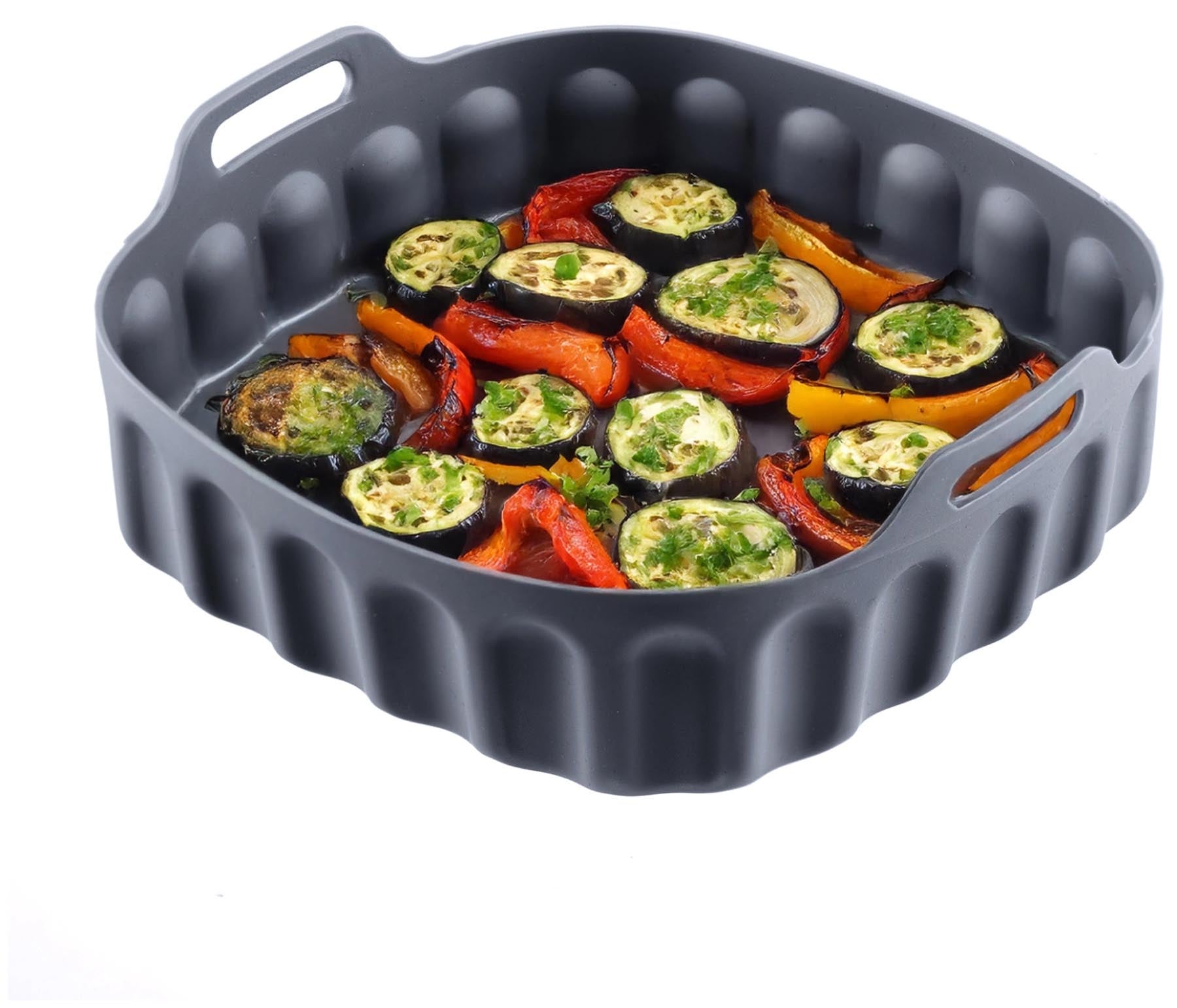 Vielseitige Silikonform Square Maxi von Westmark, ideal für die Heißluftfritteuse, sorgt für gleichmäßiges Backen und einfache Reinigung.