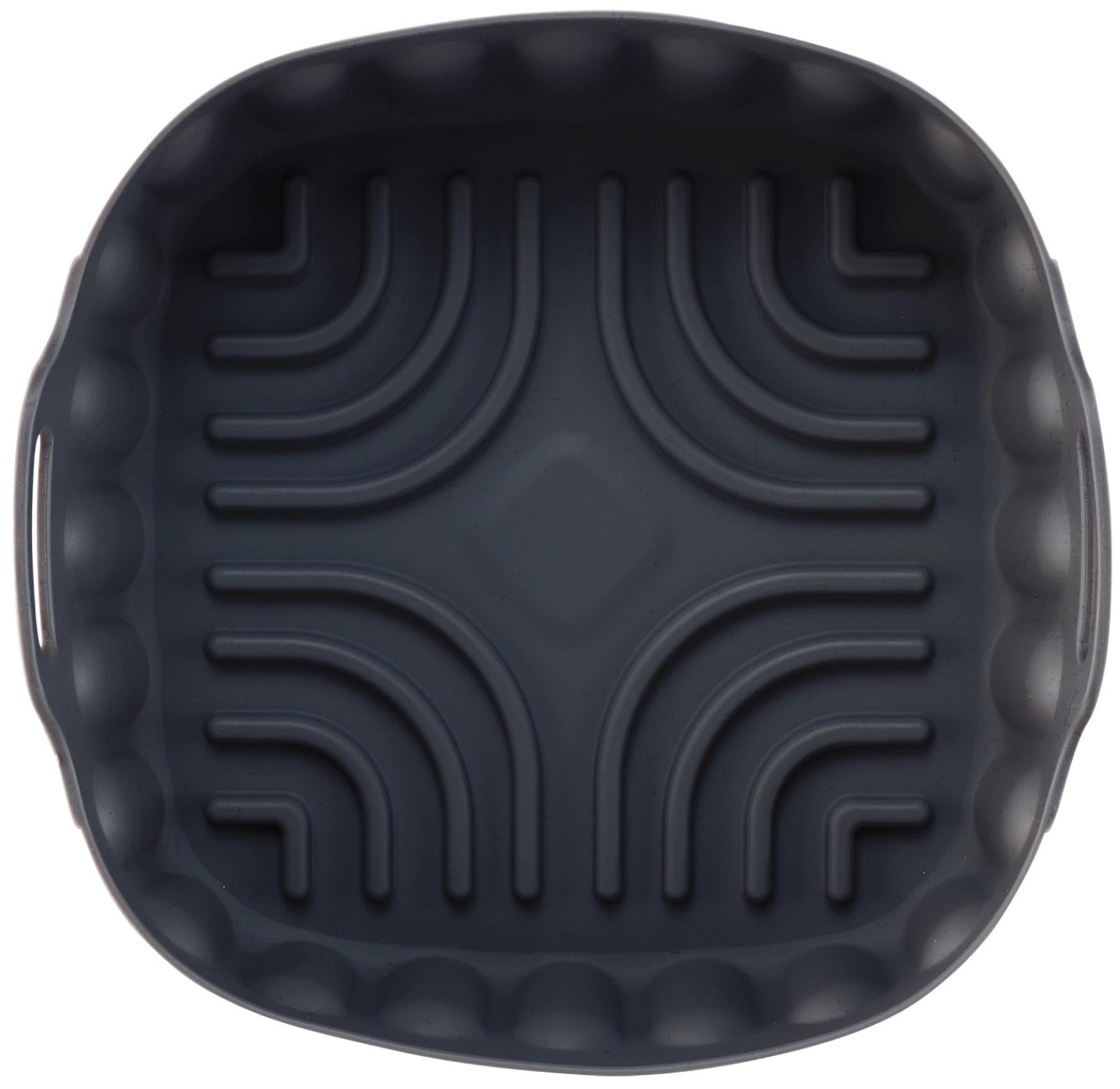 Praktische Silikonform Square mini von Westmark, perfekt für die Heißluftfritteuse, für kleine Backprojekte und kreative Snacks.