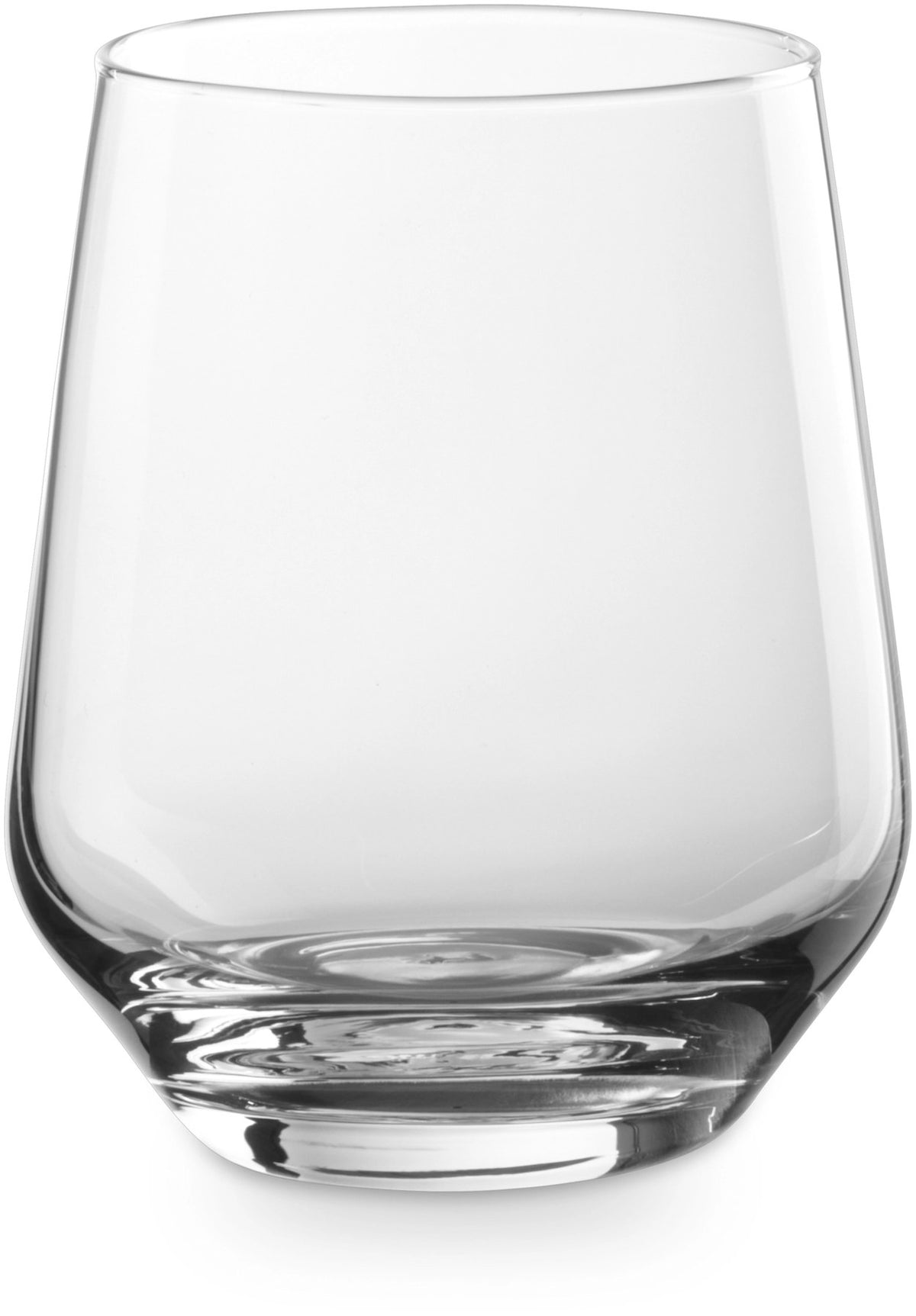 Transparenter Glasbecher der Serie Lounge Harmony mit 40cl Fassungsvermögen und einer Höhe von 10.9cm, Hersteller swizzglas.