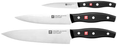 3tlg. Signature Messerset Schäl-/Tranchier-/Kochmesser