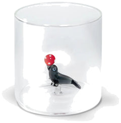 Glas aus Borosilikat 250 ml, Dekor Robbe
