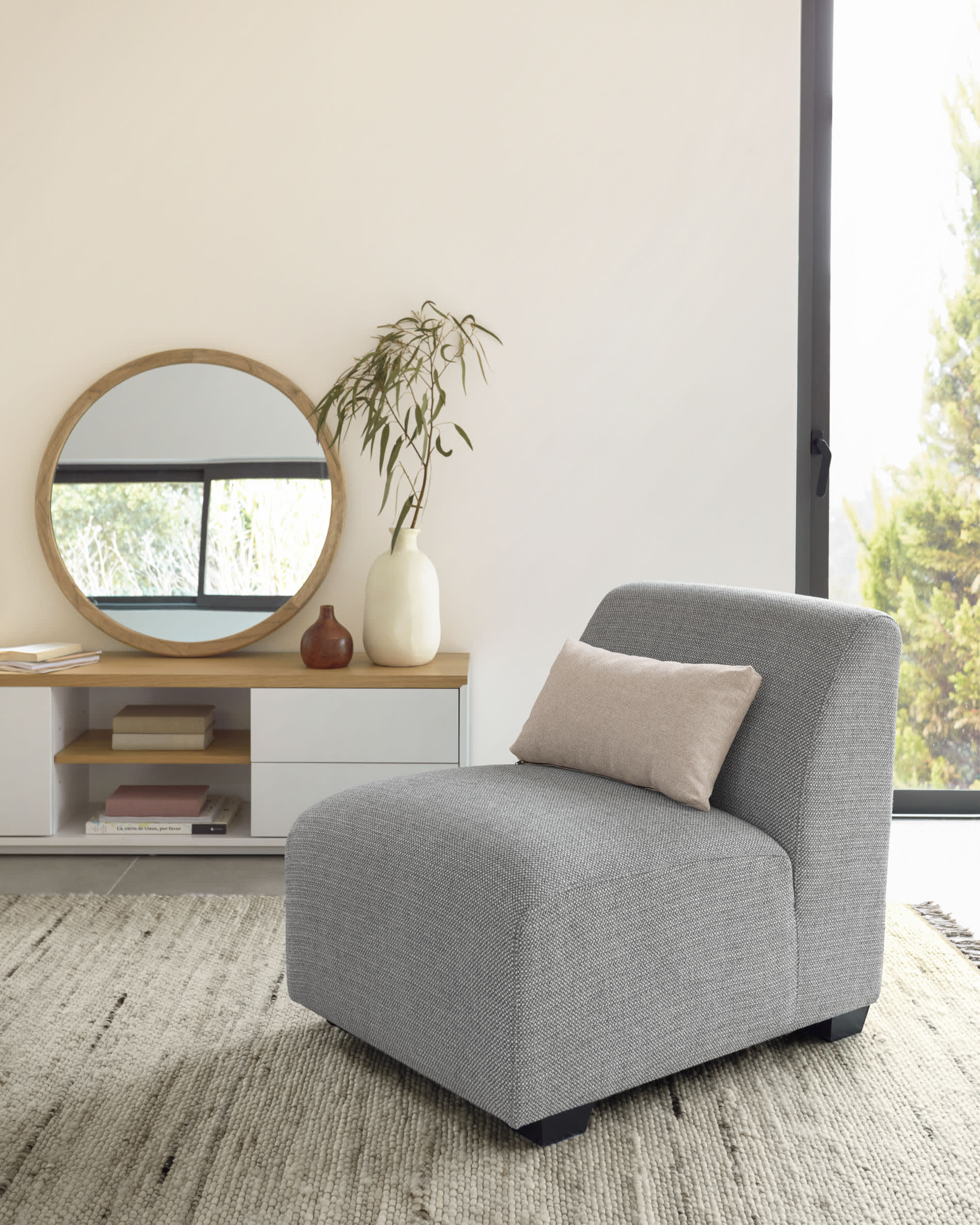 Beiger Kissenbezug Galene 30x50 cm von Kave Home, ideal für zeitgemässe Einrichtung und geschmackvolle Akzente im Wohnbereich.
