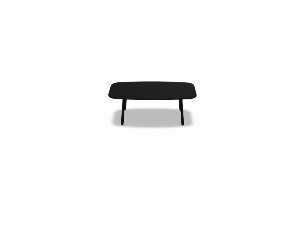 Ogi A PLF12W Esstisch von MDD – moderner Holztisch mit klaren Linien, heller Holzoberfläche, quadratischem Fußgestell, ideal für anspruchsvolle Essbereiche