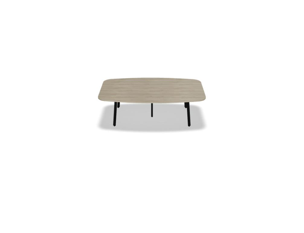 Bild zeigt den Ogi A PLF25W Esstisch von MDD, modell PLF25W, stilvoller Holztisch mit heller Tischplatte und schlanken Beinen, ideal für moderne Esszimmergestaltungen.