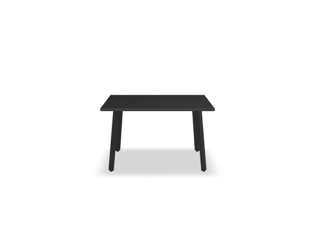 Schreibtisch Ogi A BAG028 von MDD in schlichten Holz- und Dunkelton-Farbtönen, kompakt, mit geräumiger Arbeitsfläche und moderner, minimalistischer Gestaltung