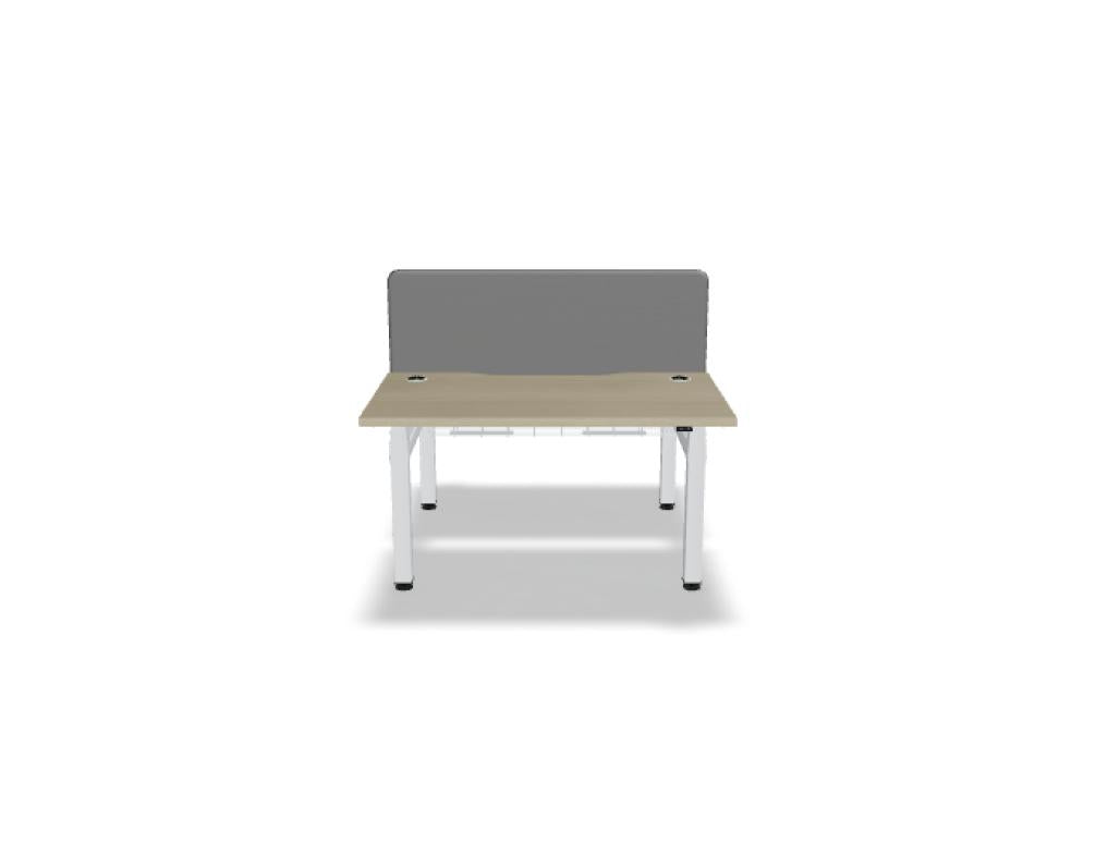 Ogi Drive Bench BOD572: Elektrischer, höhenverstellbarer Doppelschreibtisch mit zweimotorigem Gestell aus der MDD-Kollektion, hochwertig und ergonomisch.