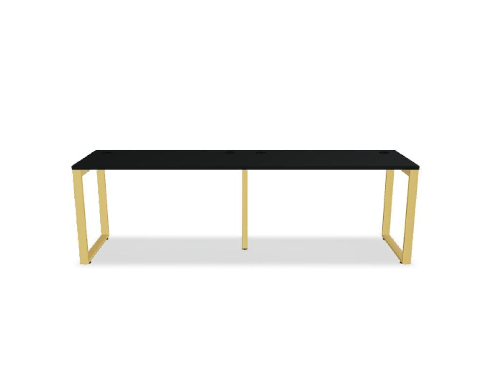 Schreibtisch Ogi Q BOQ12E2 von MDD in modernem Holz-Design, kompakte Arbeitsfläche, klare Linien, ideale Lösung für Home-Office und Arbeitszimmer.