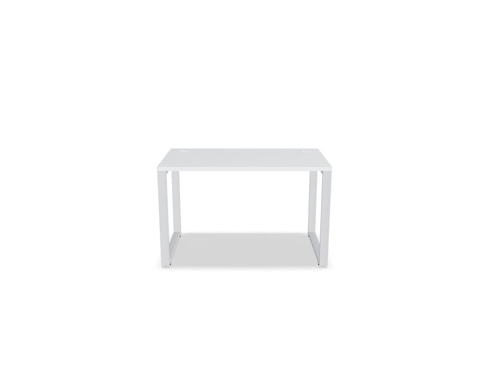 Schreibtisch Ogi Q BOQ22 von Mdd in moderner Holzoptik, geräumig mit klaren Linien, ideal für Büro- oder Home-Office-Einsatz