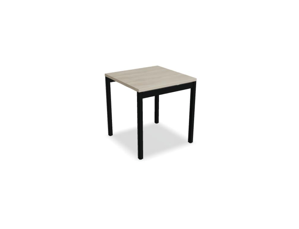 Kaffetisch Ogi Y SY70 aus der Esstisch-Kollektion von MDD, rundes Holzdesign, helle Tischplatte, moderner Look, stilvoller Mittelpunkt für Essbereich