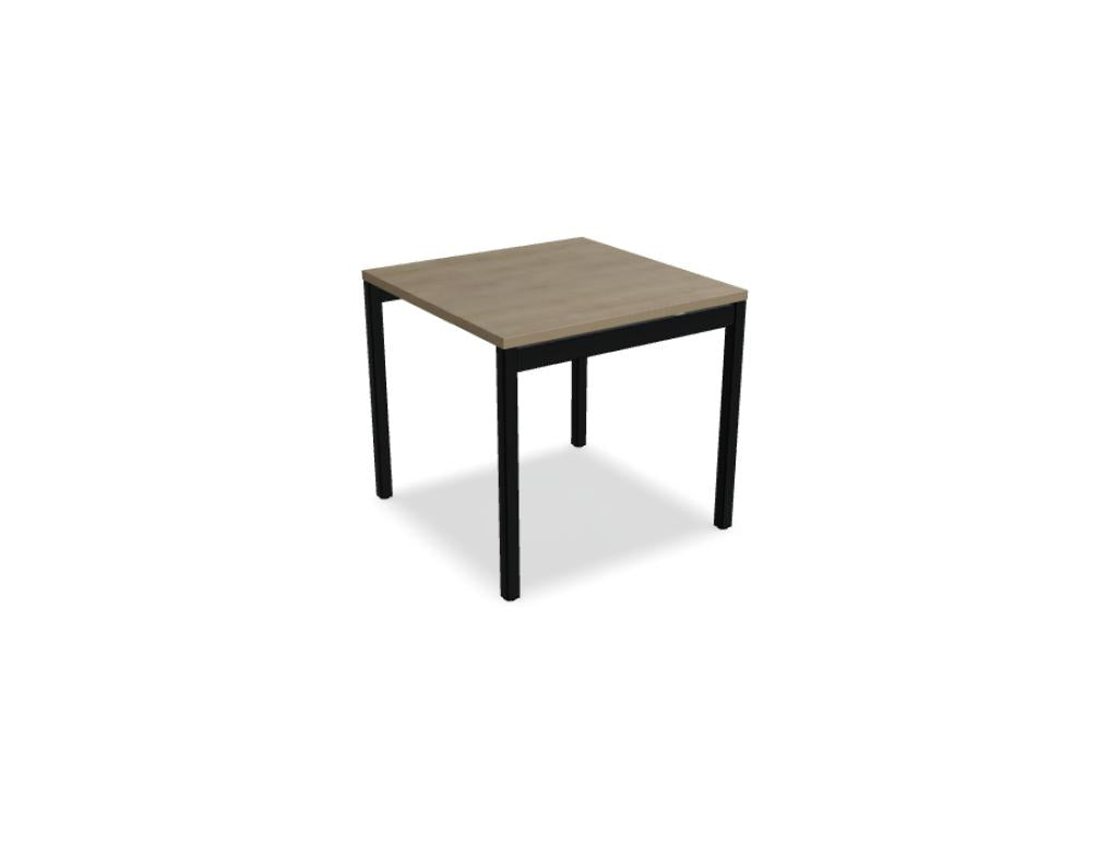 Ogi Y SY80 Kaffeetisch aus Esstisch-Kollektion von MDD in hellem Holzton, eleganter Rundtisch mit schlanken Beinen, ideal für moderne Essbereiche.