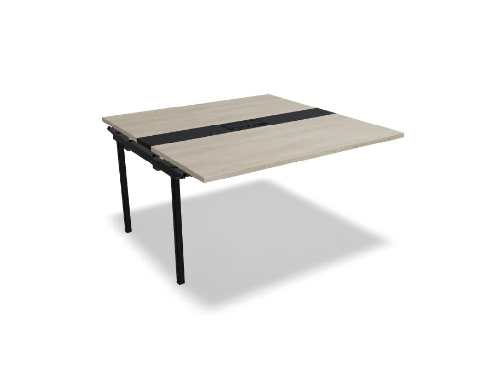 Esstisch Ogi Y SY34 von MDD in moderner Holzoptik, rechteckige Tischplatte, ruhige Farbgebung, elegantes Design für zeitlose Essbereiche