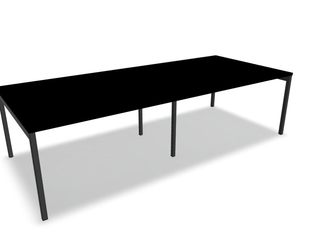 Eleganter Esstisch Ogi Y SY44E2 von MDD in heller Holzoptik, großzügige Tischfläche, moderne Linien, ideal für gemütliche Mahlzeiten und geselliges Beisammensein.