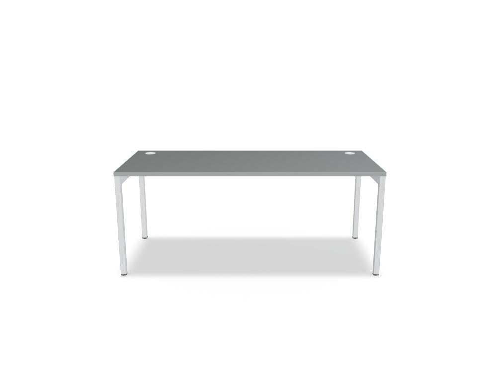 Mdd Ogi Y BOY05 Schreibtisch mit hellem Gestell und großer Arbeitsfläche, modern fürs Büro oder Homeoffice