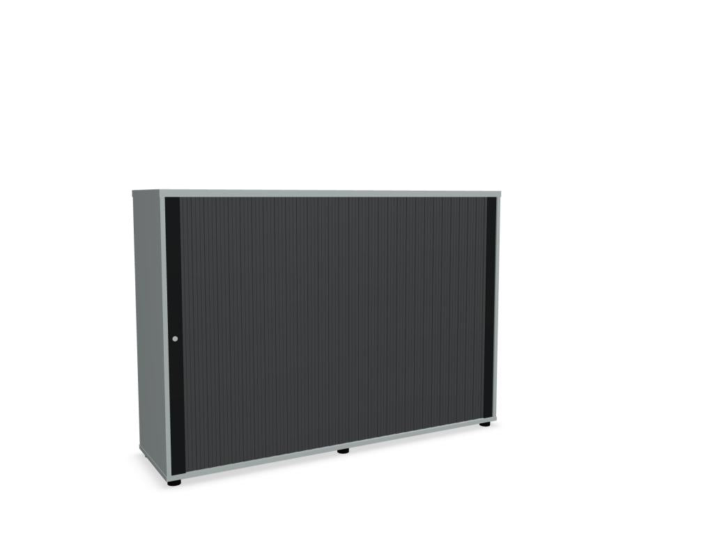 Standard A3L08 Jalousieschrank aus der Büroschrank-Kollektion von Mdd, hochwertige Frontjalousie, robustes Metallgestell, praktischer Stauraum für Akten und Ordner