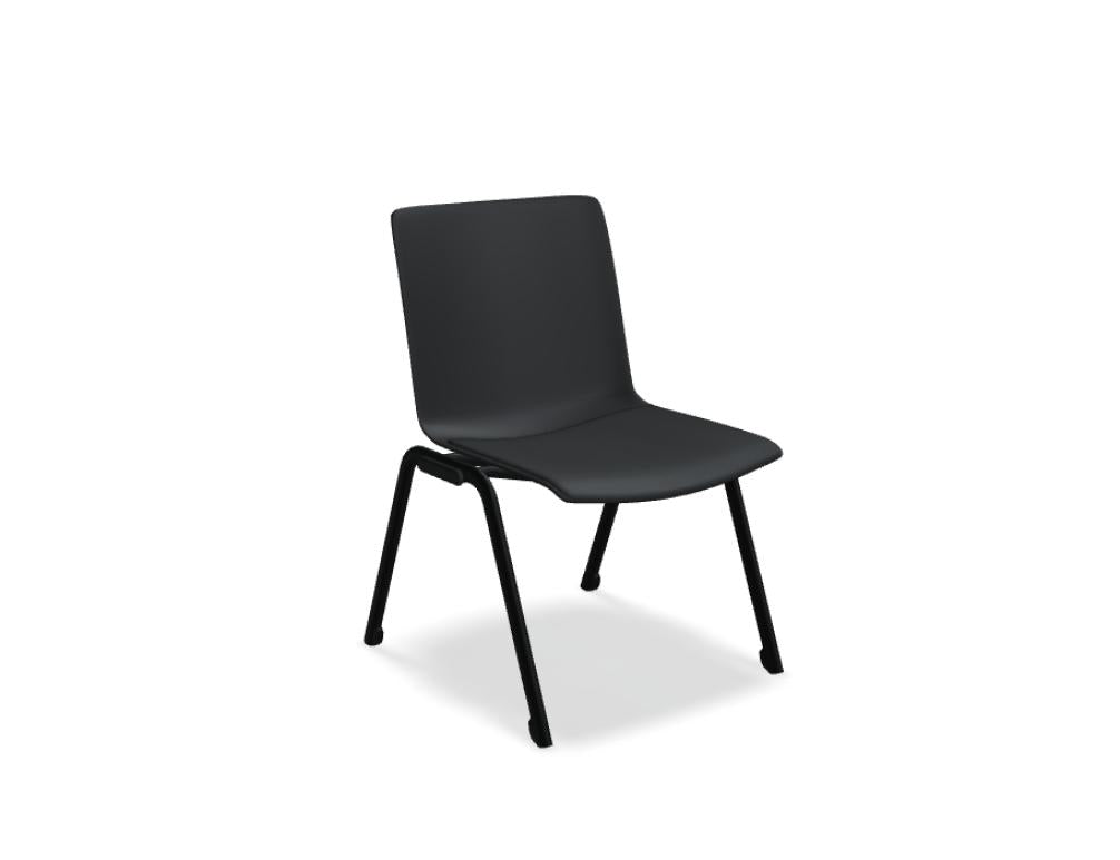 Shila SHS01 Stuhl von Mdd mit elegantem 4-Bein-Gestell, moderner Sitzschale und klarer Formgebung für Büro und Objekt