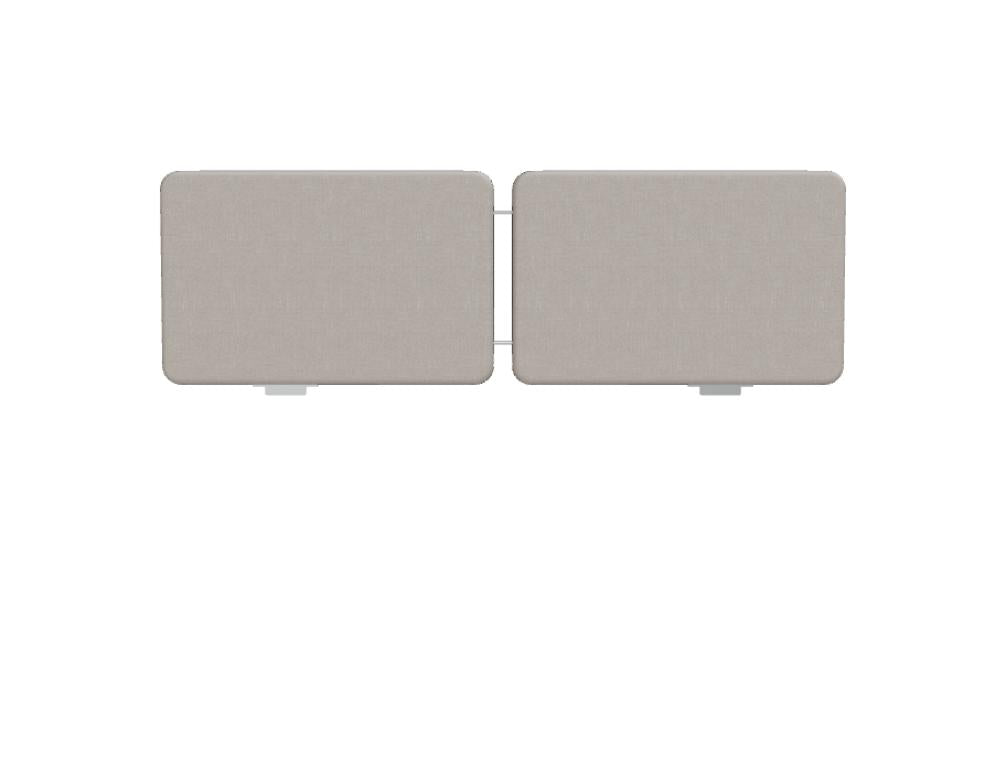 Akustik-Seiten- und Querpaneele Sonic ZYS79 für Schreibtische, schallabsorbierende Panels aus hochwertigem Material, modernes Design