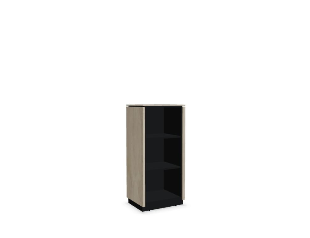 Status X39 - Regal in Eiche Grau präsentiert im Onlineshop von KAQTU Design AG. Standregal ist von Mdd