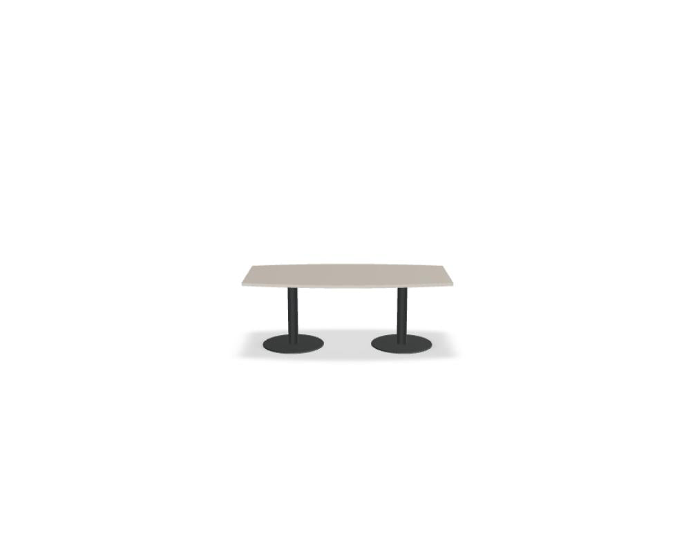 Bild des Tack ST12P Esstisches von MDD in moderner, heller Holzoptik mit klaren Linien, robuste Tischplatte und eleganten Beinen – ideal für Esstischbereiche und moderne Einrichtungen.