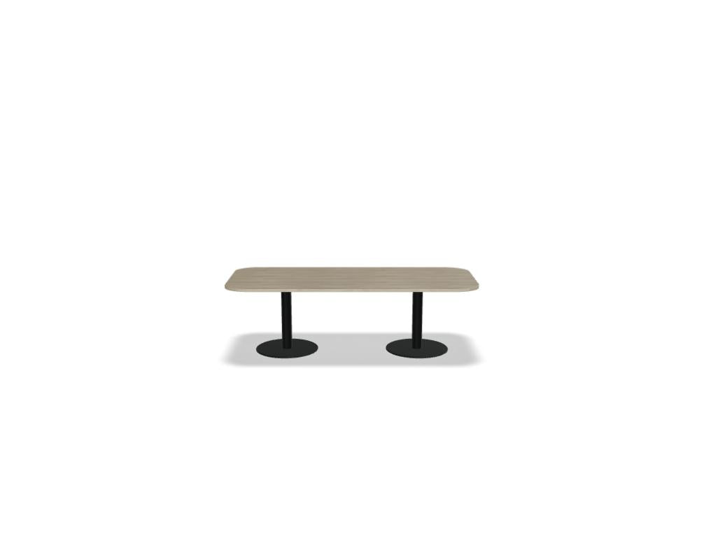 Tack ST24Z Esstisch aus Holz mit hellbrauner Oberfläche, Rechteck-Design, stabilen Beinen und moderner, warmer Ausstrahlung – ideal für Esszimmer oder Küche.