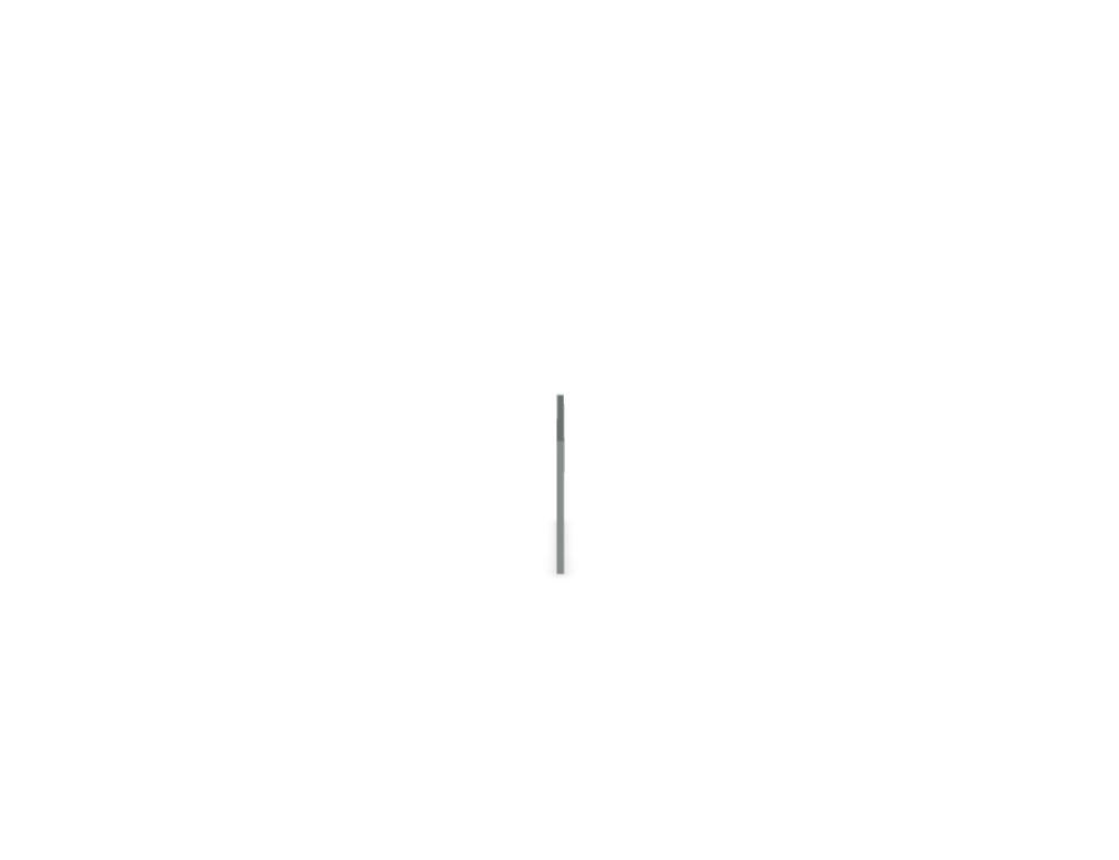 Empfangstheke Valde in Weiss Pastell mit Glas-Oberplatte, Aluminium-Dekorstreifen, HPL-Hochglanzfront und durchgehender LED-Beleuchtung an der Thekenlänge