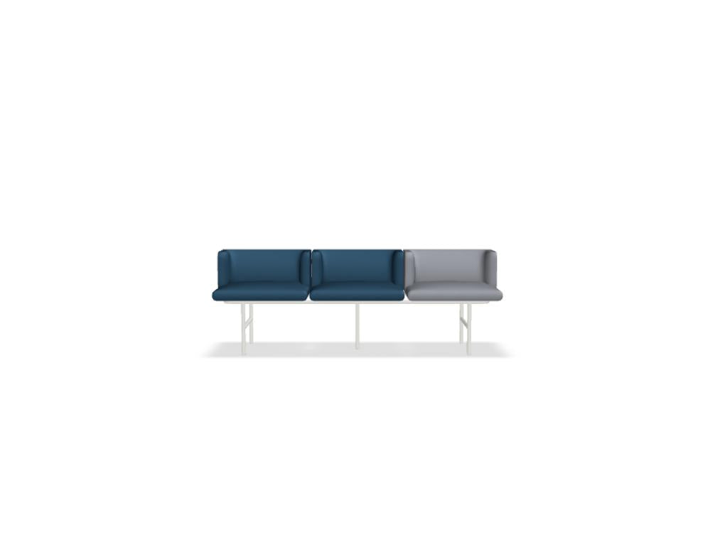 Agora AR19 Sitzsystem von Mdd: modernes modulares Sofa mit klaren Linien, weicher Polsterung und zeitlosem Design fürs Büro